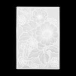 3D Embossing Folders,Transparent Embossing Folder, Flowers Floral Pattern, Embossed Plastic Embossing Folders for Card Making, for Scrapbooking, Paper Art, Art Supplies