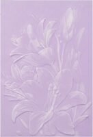 3D Embossing Folder for Card Making,Lily Flowers Clear Plastic Texture Fades Embossing Folder Template for Scrapbooking and Other Paper Craft Album Stamps DIY Decoration