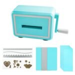 Portable Manual Die Cutting & Embossing Machine, Craft Mini Die Cutting Machine for Starter Kit, Card Making, Scrapbooking, Arts & Crafts, 2.5” Opening
