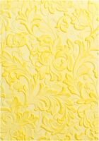 3D Embossing Folder for Card Making Adding Textured Detail to Paper Crafting 6.3x4.5inch Clear Texture Plate Perfect for Heavyweight Cardstock (≥250gsm/92lb),Flowers Texture Template