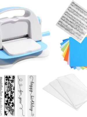 Mini Die Cutting and Embossing Machine, 3” Opening Manual Cutting Die Machine, Die Cutting Machine Full Tools-Perfect for Card Making, Scrapbooking, Crafting