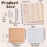 Professional Flower Press for Adults 8 Layers 10.8x10.8 Inch Large Wooden Flower Press Kit DIY Dried Flowers Crafts Flower Pressing Kit DIY Pressed Flower Preservation Kit