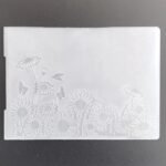 Spring Daisy Flower Butterfly Plastic Embossing Folders for Card Making Scrapbooking and Other Paper Crafts