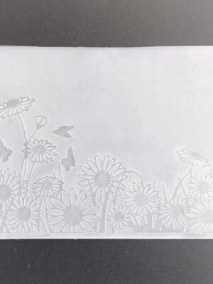 Spring Daisy Flower Butterfly Plastic Embossing Folders for Card Making Scrapbooking and Other Paper Crafts