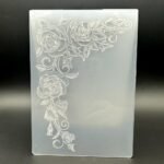 3D Plastic Embossing Folder TemplateThree Dimensional Rose Edge Texture 5x7 Inch for Card Making DIY Scrapbooking Paper Crafting Handmade Crafts Scrapbooking Arts Supplies Scrapbook Decor