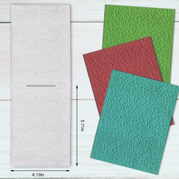 Lace Flower Embossing Folders for Card Making, Flowers Frame Background DIY Plastic Template Photo Album Card Paper Handmade Scrapbooking DIY Craft Decoration Template Mold