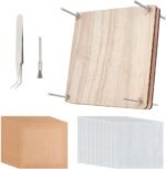 Professional Flower Press for Adults 8 Layers 10.8x10.8 Inch Large Wooden Flower Press Kit DIY Dried Flowers Crafts Flower Pressing Kit DIY Pressed Flower Preservation Kit