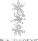 Blooming Flowers Metal Die Cuts, Daisy Flowers Plant Coneflower Cutting Dies Cut Stencils for DIY Photo Decorative Embossing Paper Dies for Scrapbooking Card Making