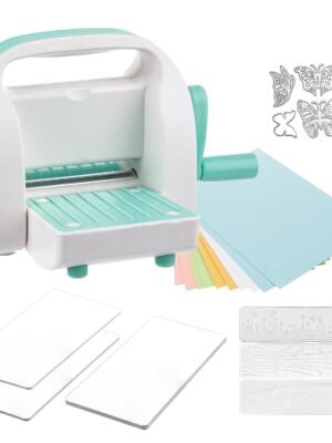 Mini Die Cutting and Embossing Machine for DIY Crafts 3.5" Feed Slot for 3" Paper and Other Materials