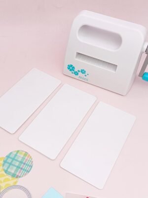 3inch Opening Mini Die Cut Machine Embossing Folder Use Machine, Manual Portable Embossing Machines Full Kit Included, for Art, Craft, Scrapbooking for DIY Craftsmen and Beginners