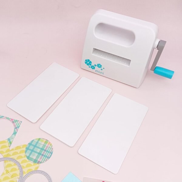 3inch Opening Mini Die Cut Machine Embossing Folder Use Machine, Manual Portable Embossing Machines Full Kit Included, for Art, Craft, Scrapbooking for DIY Craftsmen and Beginners
