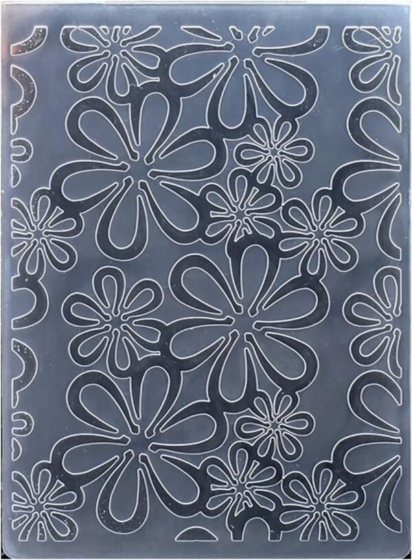 Flowers Plastic Embossing Folders for Card Making Scrapbooking and Other Paper Crafts, 10.6x14.5cm