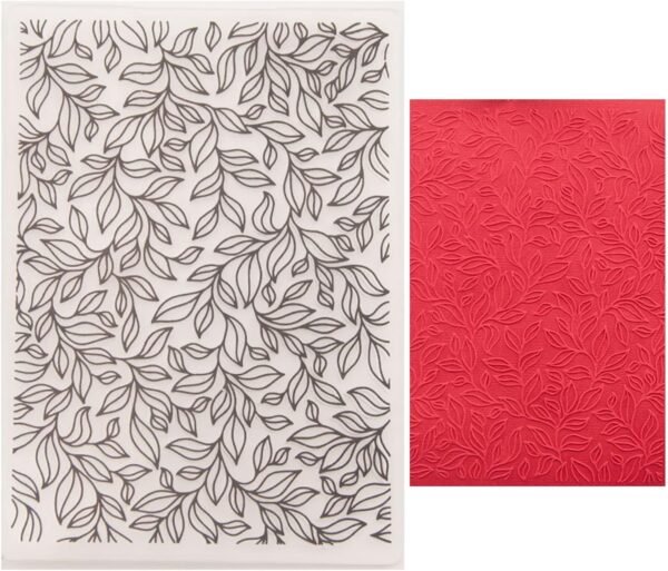 3-D Texture Leaves Embossing Folders for Card Making Embossing Template for Paper Crafting Scrapbooking Decoration