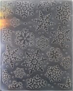 Christmas Snowflake Plastic Embossing Folders for Card Making Scrapbooking and Other Paper Crafts, 12.1x15.2cm