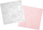 6×6inch Peony Flowers 3D Embossing Folder, Clear