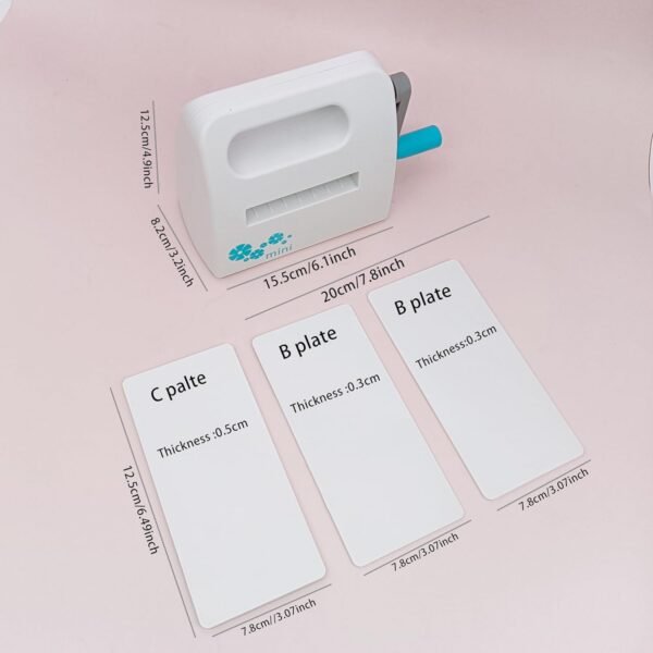 1 Set 6 inches Mini Die Cut Embossing Folder Machine Die Cutting and Embossing Machine for Art Craft Scrapbooking - Precise Cutting Easy Operation Ideal for DIY Craftsmen and Beginners
