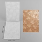 3D Embossing Folder for Card Making,Mini Blooms Clear Plastic Texture Fades Embossing Folder Template for Scrapbooking and Other Paper Craft Album Stamps DIY Decoration