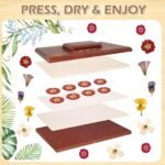 Large Flower Press Kit 11.6 * 7.9 inch Even Pressure Flower Pressing DIY Art & Craft Kit for Adults Dried Flower Leaf Paper Plant Preservation Kit Great Gifts for Plant and Crafts Lover