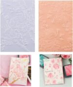 2PCS 3D Flowers Embossing Folders for Card Making,Embossing Template Paper Card Embossing Stencil for DIY Scrapbooking Photo Album Card Paper Craft Decoration 6.3" L x 4.5" W.(16x11.5cm)