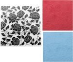 Rose Plastic Embossing Folders for Card Making Flowers Leaves Embossing Template Folder for Scrapbooking DIY Album Paper Crafting