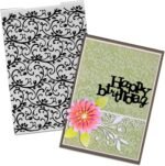Retro Flower Lace Background Plastic Embossing Folders for Card Making Vintage Lace Flowers Background Scrapbooking Plastic Template Photo Album Card Paper Handmade DIY Craft Decoration Template Molds