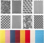 8 Pieces Embossing Folders Embossing Machine Template Paper Card Heart Folders for Card Making DIY Flower Scrapbook Photo Album Craft Decoration, 5.9 x 4.1 Inch(Classic Style)