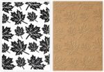 Embossing Folder, 5.8x4 Inch Plastic Embossing Folders for Card Making, Embossing Machine Template for Scrapbook Paper Craft Album Stamps DIY Décor (Maple Leaf Style)